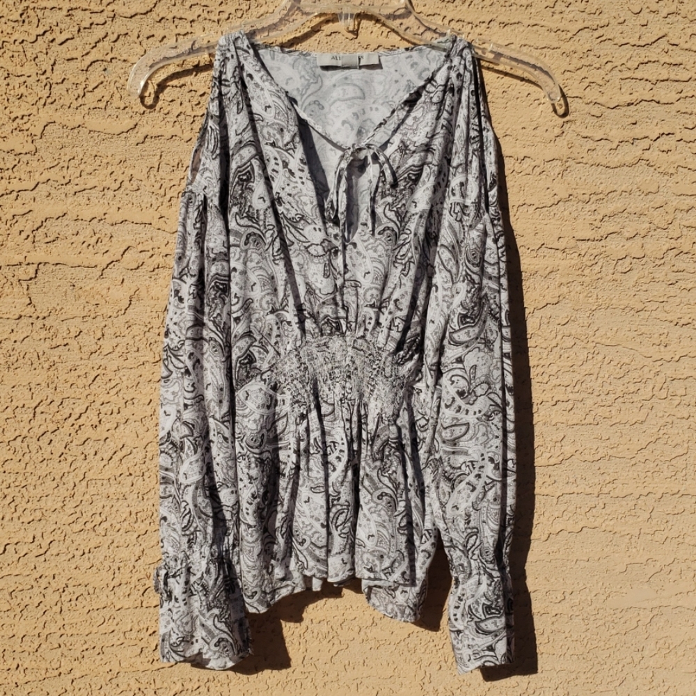 All Saints Long Sleeve Blouse